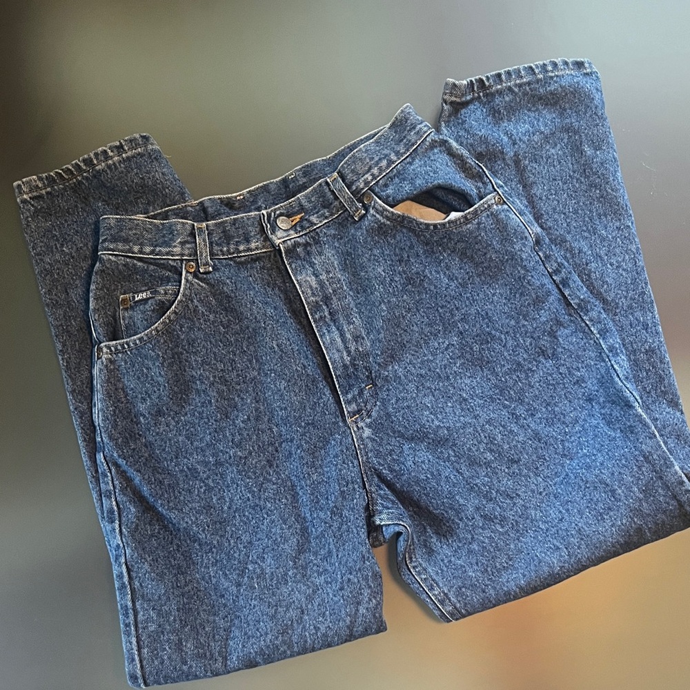Vintage tapered high rise Lee Jeans